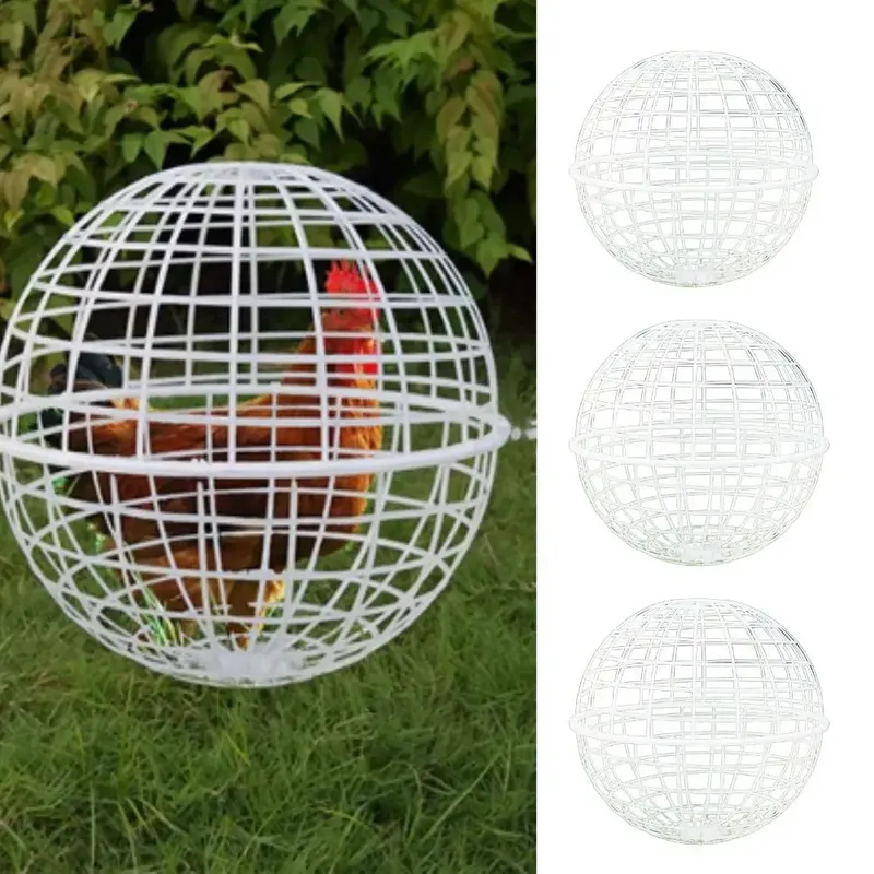 Cage poules mobile ventilée extérieure pour ferme et jardin