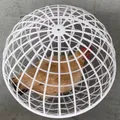 Cage poulet ronde mobile 20 à 50 cm ventilée – 4