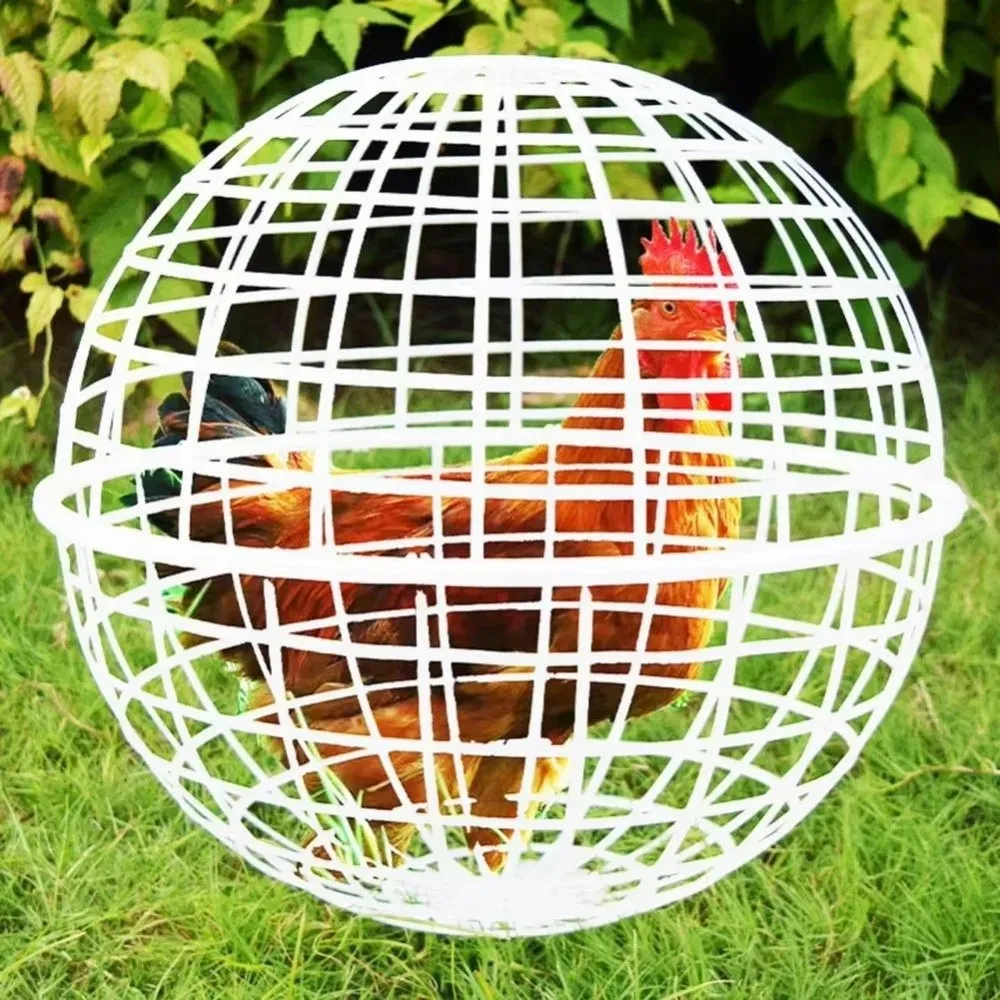 Cage poulet ronde mobile 20 à 50 cm ventilée