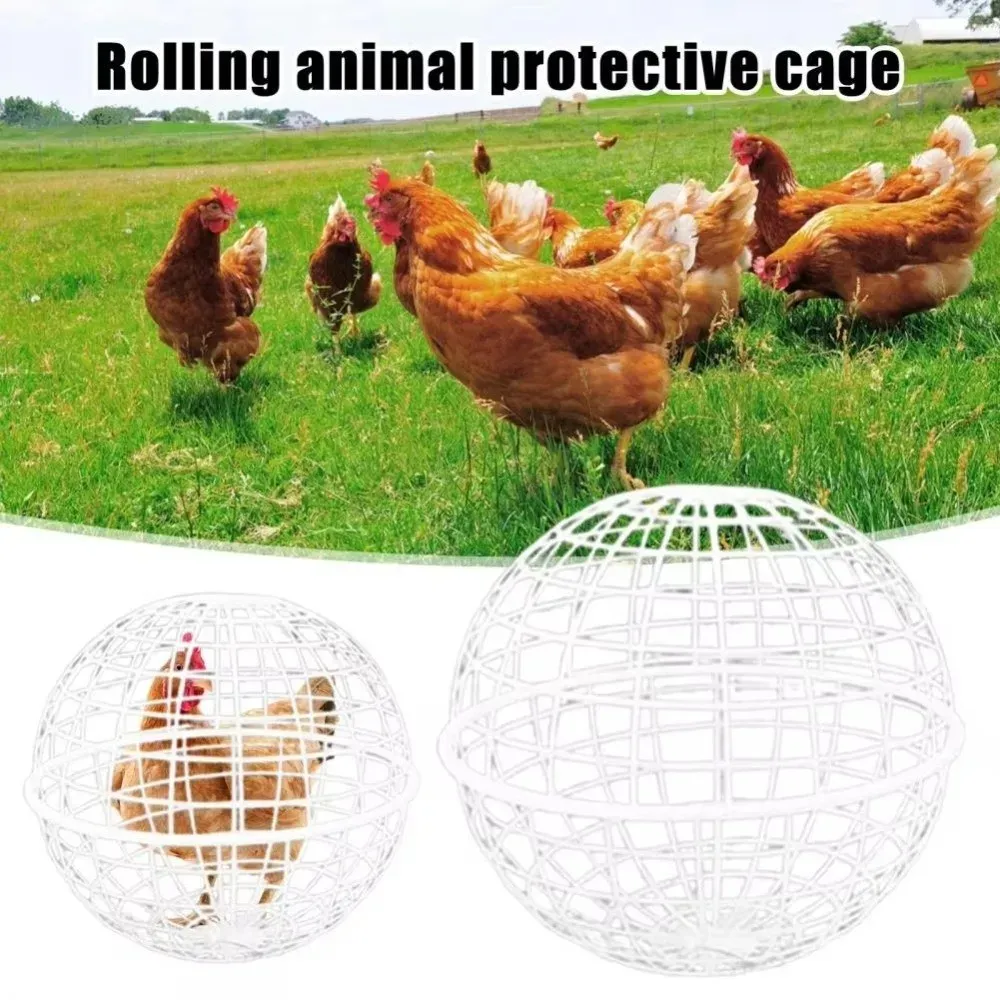 Cage poulet ronde mobile 20 à 50 cm ventilée