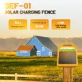 Chargeur clôture électrique solaire 16 km 0,2 J antivol – 3