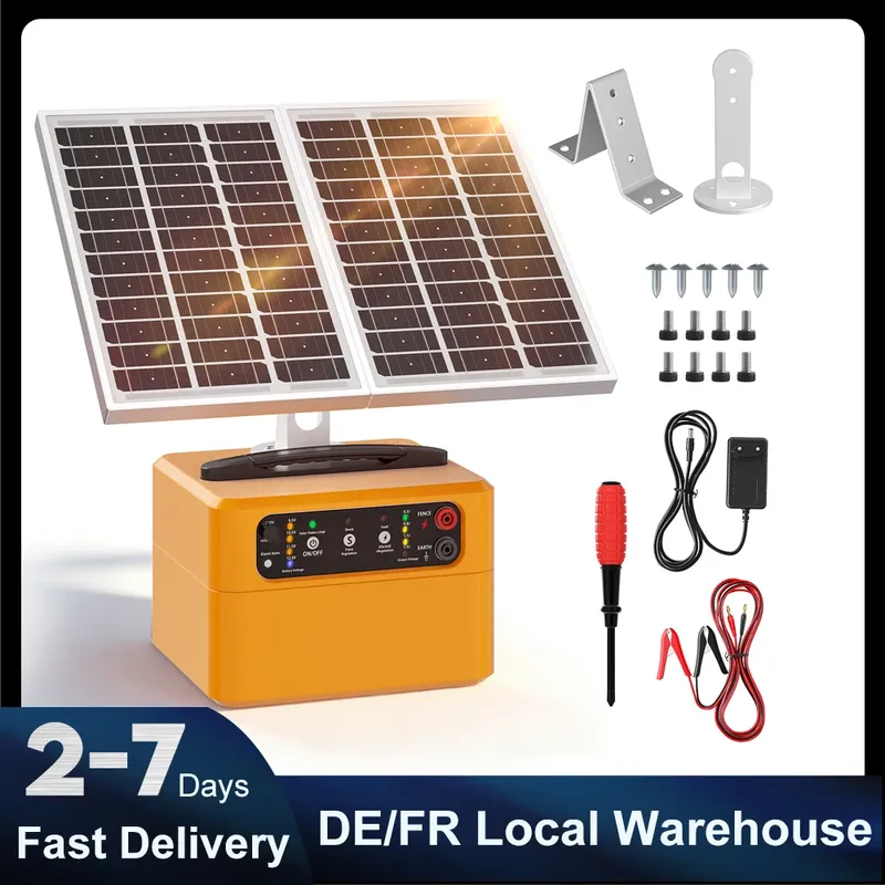 Chargeur solaire 30 km, 0,3 à 1,5 J, panneau 15 W