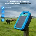 Chargeur solaire 5 km, IP65, panneau 10 W pour bétail – 5