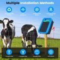 Chargeur solaire 5 km, IP65, panneau 10 W pour bétail – 6