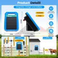 Chargeur solaire 5 km, IP65, panneau 10 W pour bétail – 7
