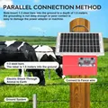 Chargeur solaire clôture électrique 32 km avec affichage batterie – 4