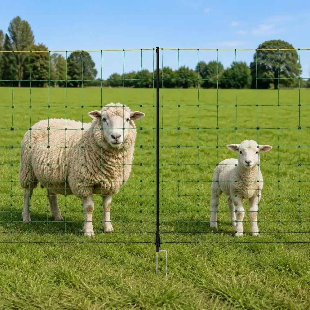 Clôture électrique portable pour bétail 127 x 4998 cm