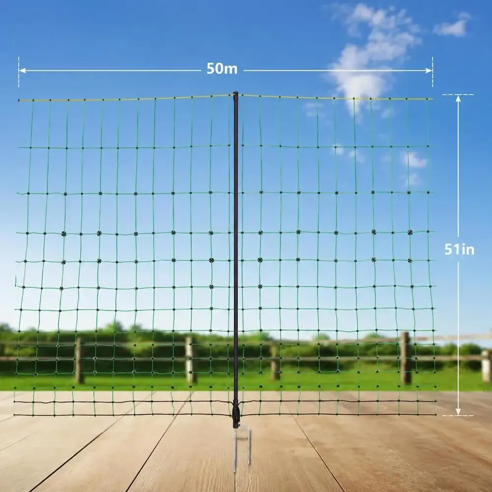 Clôture électrique portable pour bétail 127 x 4998 cm