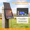 Clôture électrique solaire 10 à 32 km, 6 à 12 kV réglable – 4