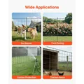 Clôture portable filet 25x1,05m pour volailles et chiens – 6