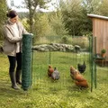 Clôture portable filet 25x1,05m pour volailles et chiens – Couleur X1432