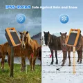 Clôture solaire 10 km, 0,2 J, avec batterie pour bétail – 4