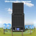 Clôture solaire 32 km, 6 à 12 kV, panneau 10 W, batterie lithium – 4