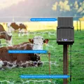Clôture solaire 32 km, 6 à 12 kV, panneau 10 W, batterie lithium – 7