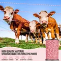 Corde polywire 200 à 500 m pour clôture électrique animale – 4