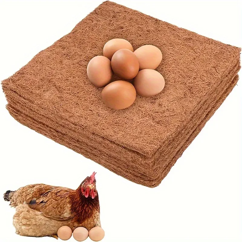 Coussinets nidification coco fibre de palmier réutilisables