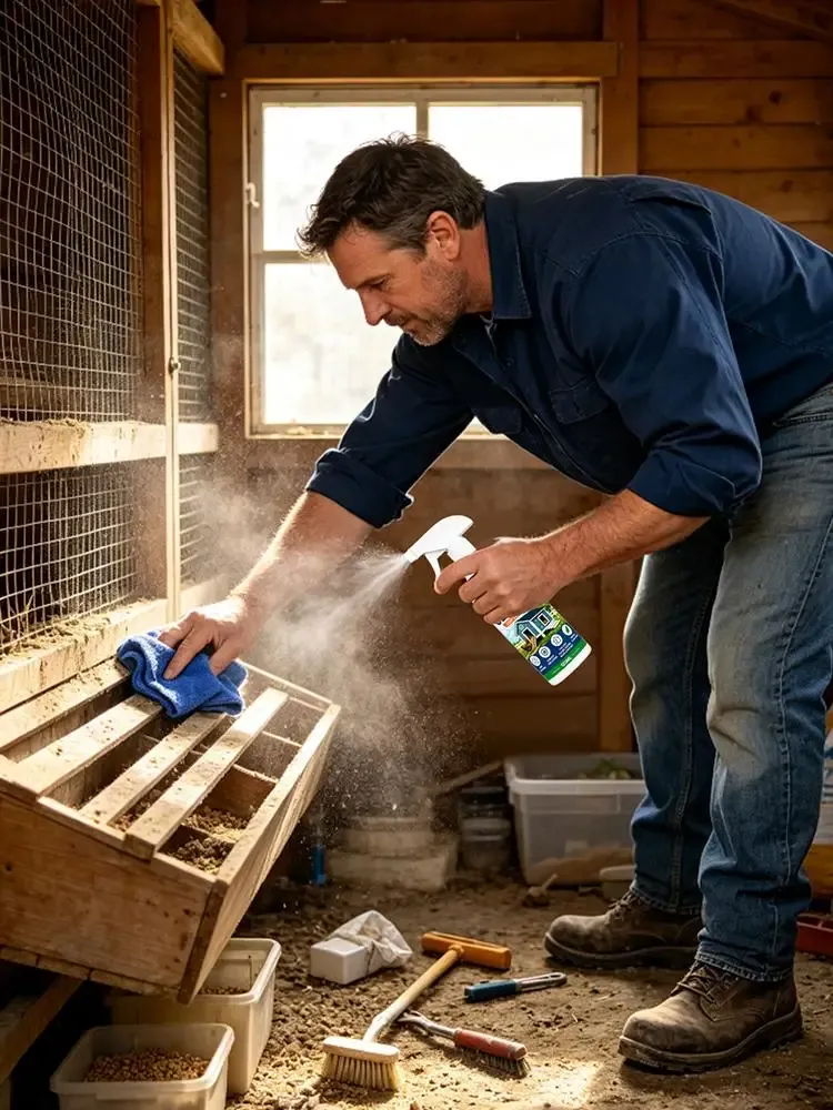 Désodorisant liquide pour poulailler volailles 120 ml