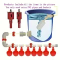 Distributeur automatique 2-en-1 nourriture et eau volailles – 6