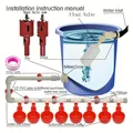 Distributeur automatique 2-en-1 nourriture et eau volailles – 7