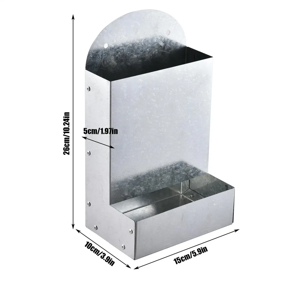 Distributeur automatique grain pour volailles avec support