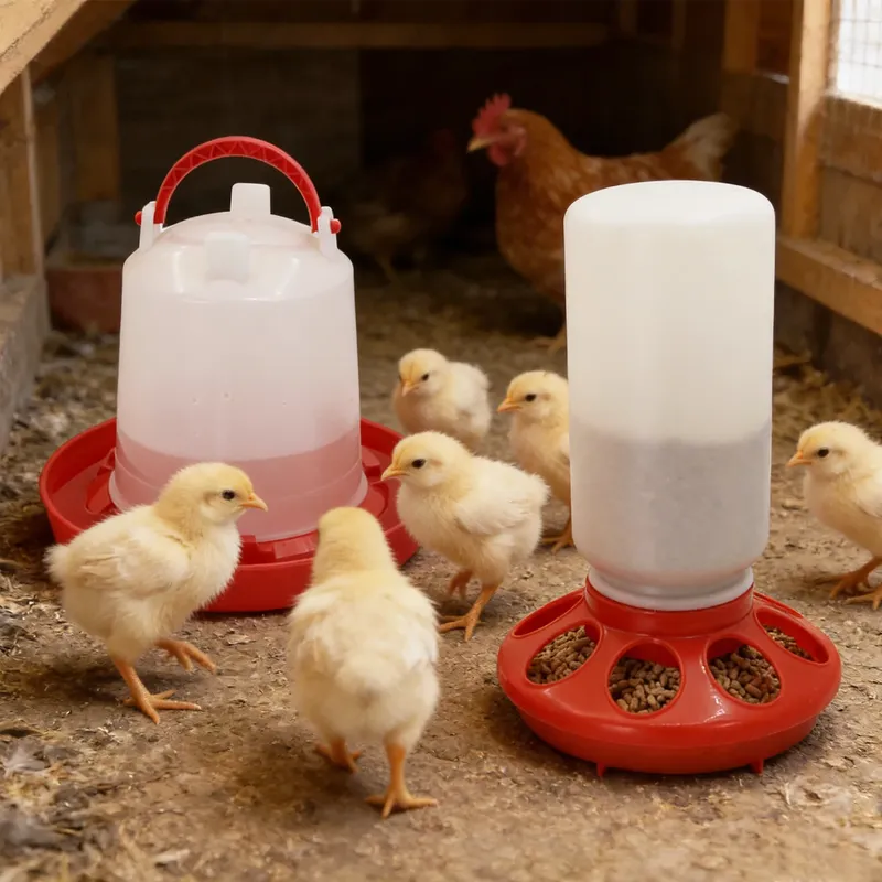 Distributeur automatique nourriture et eau pour volailles 1L