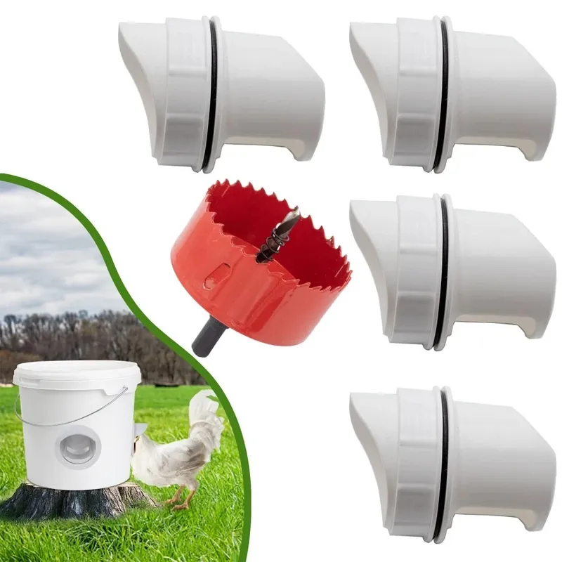 Distributeur d'aliments à gravité pour volailles DIY