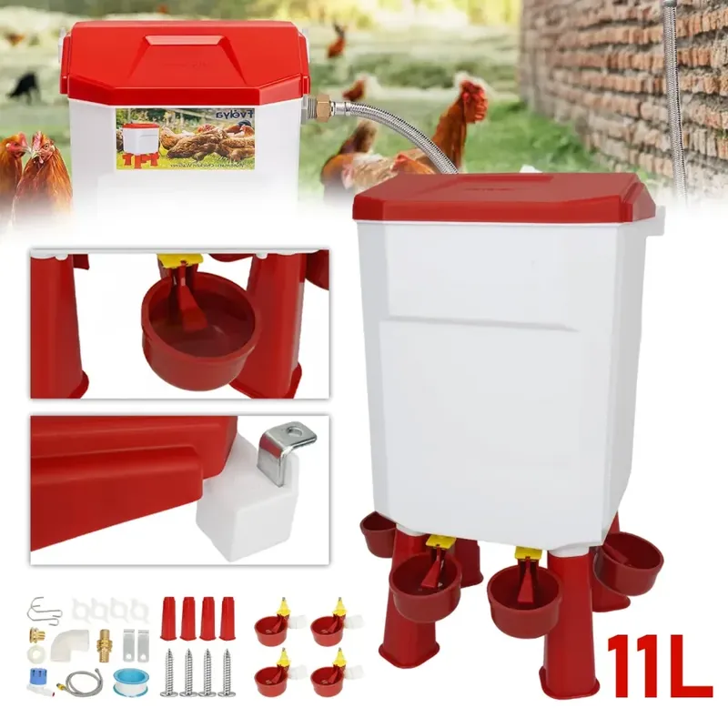 Distributeur d'eau automatique 11L pour volailles et pigeons