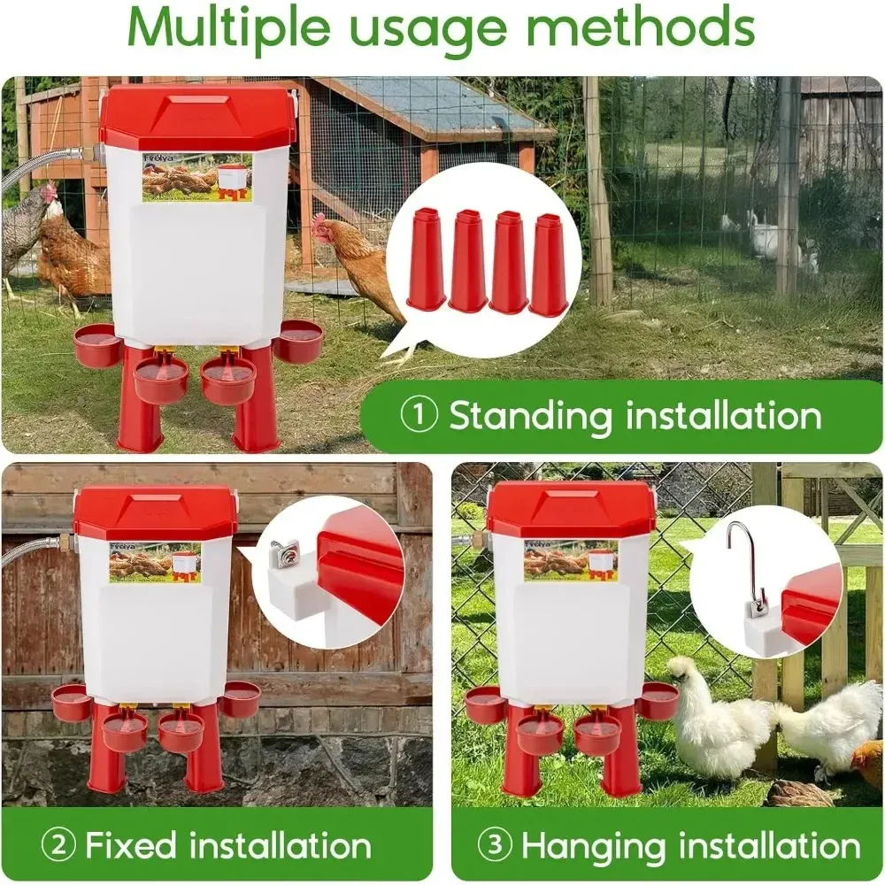 Distributeur d'eau automatique 11L pour volailles et pigeons
