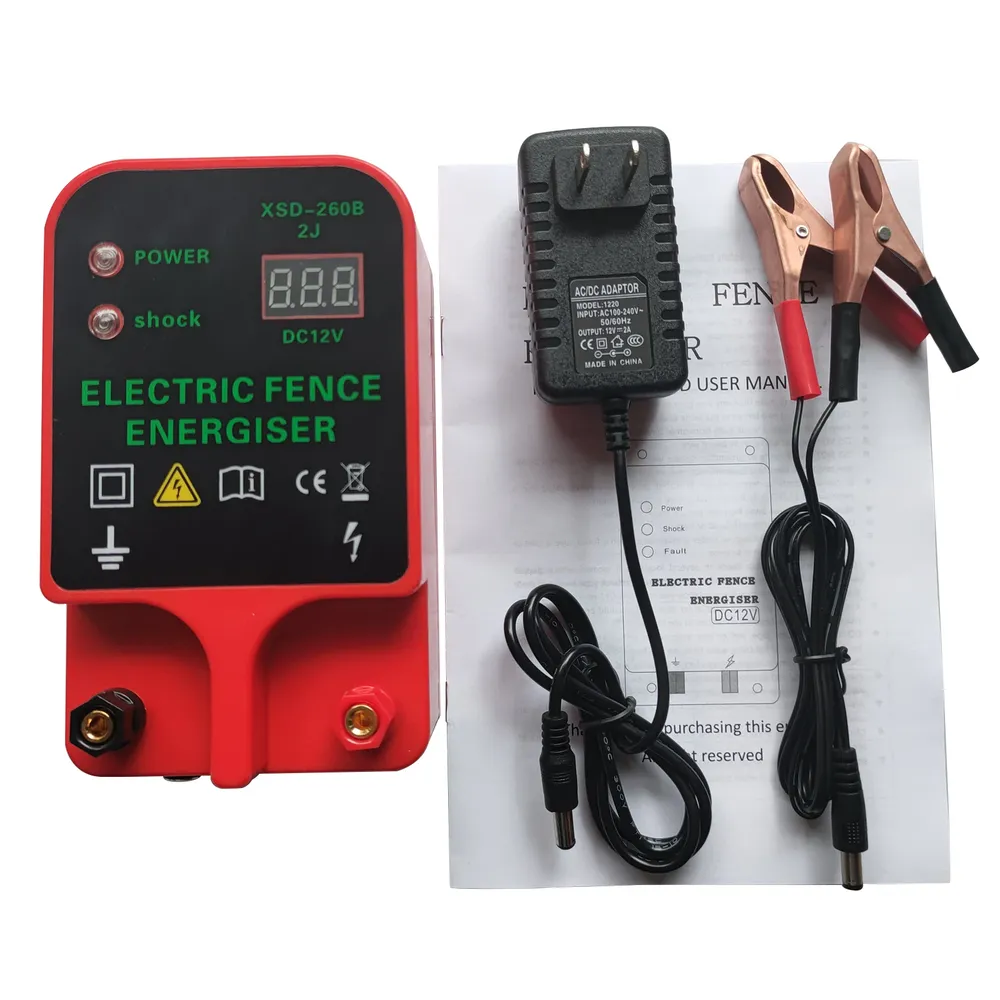 Électrificateur 10 km pour bétail, haute tension, moutons