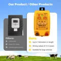 Électrificateur 12 km, 3 J, chargeur agricole portable AC – 5