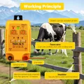 Électrificateur 12 km, 3 J, chargeur agricole portable AC – 6