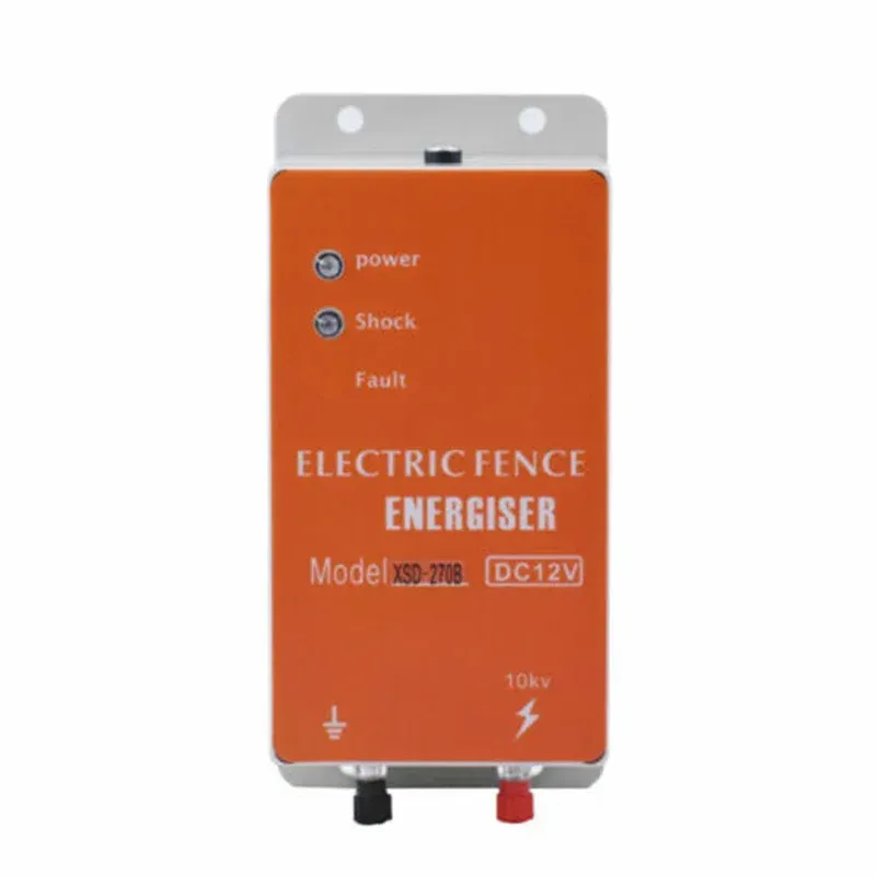 Électrificateur 12 V CC, 0,5 à 1 J, solaire pour animaux