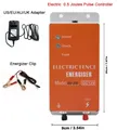Électrificateur 12 V CC, 0,5 à 1 J, solaire pour animaux – Couleur US Plug