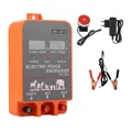 Électrificateur 20 km, 5,5 J, écran LCD, contrôleur bétail 12 V – Couleur EU plug normal