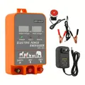 Électrificateur 20 km, 5,5 J, écran LCD, contrôleur bétail 12 V – Couleur US plug normal