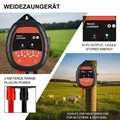 Électrificateur de clôture 10 kV, 1 J, alimentation AC/DC, 3 km – 5