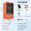 Électrificateur solaire 10 km, 1,2 J, 12 kV, batterie 6000 mAh – 1