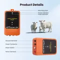 Électrificateur solaire 10 km, 1,2 J, 12 kV, batterie 6000 mAh – 4