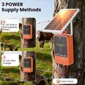 Électrificateur solaire 10 km, 1,2 J, 12 kV, batterie 6000 mAh – 6