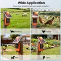 Électrificateur solaire 10 km, 1,2 J, 12 kV, batterie 6000 mAh – 8