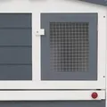 Enclos extérieur en bois pour lapins et poulets – 6