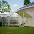 Enclos métallique avec échelle et couverture imperméable – 1