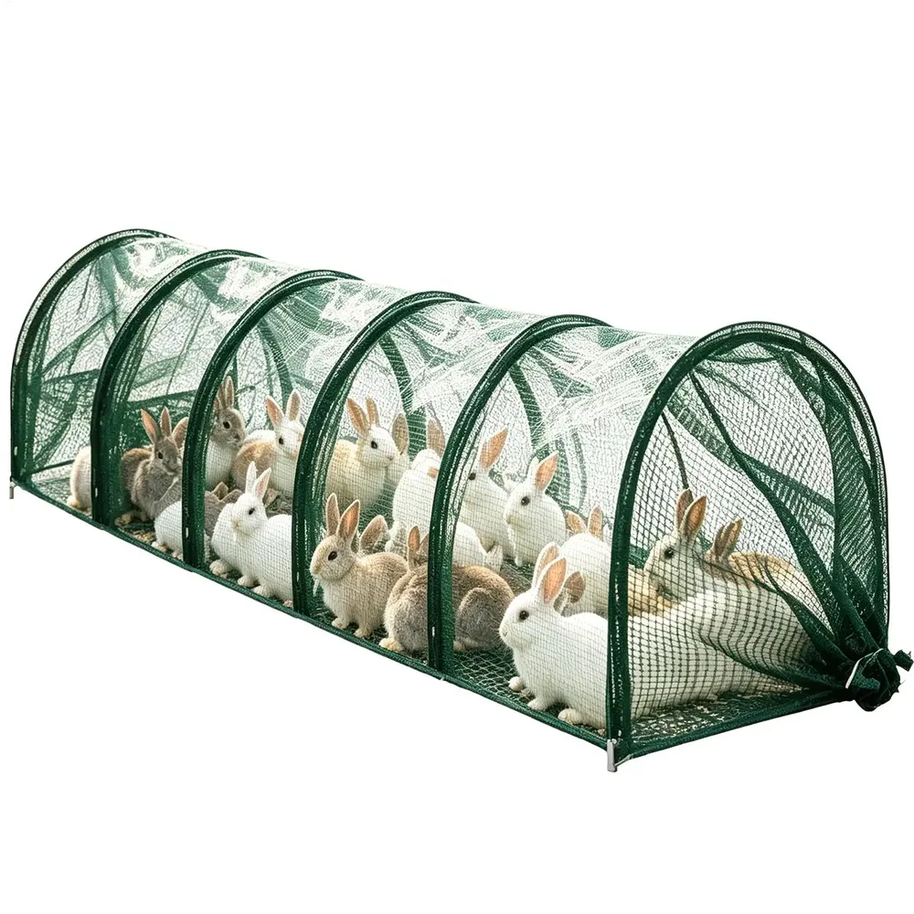 Enclos pliable volailles métal pour extérieur