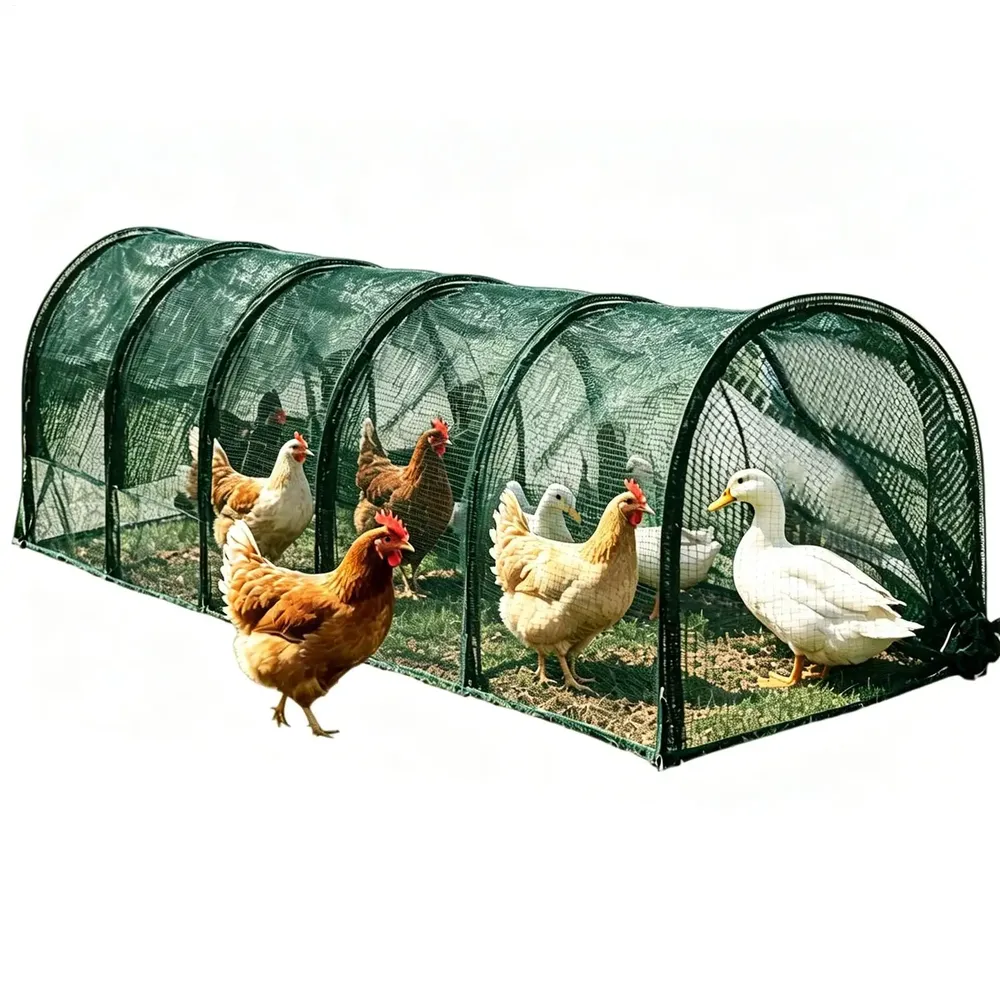 Enclos pliable volailles métal pour extérieur