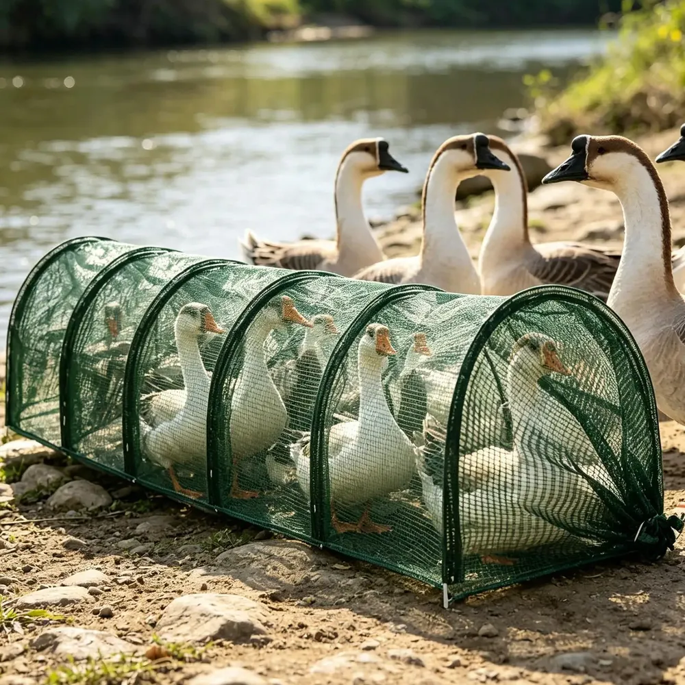 Enclos pliable volailles métal pour extérieur