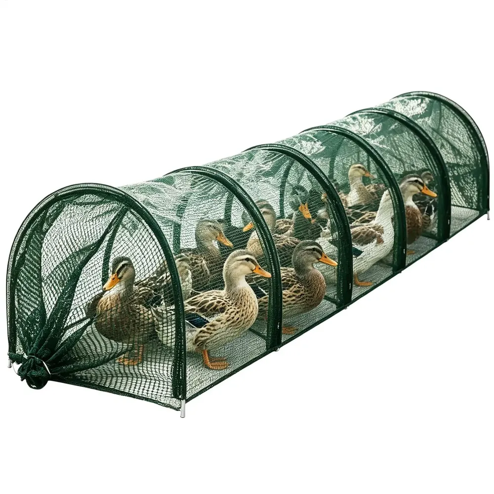 Enclos pliable volailles métal pour extérieur