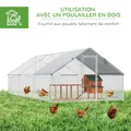 Enclos poulailler 6x3 m acier galvanisé – 4