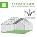Enclos poulailler 6x3 m acier galvanisé – 5
