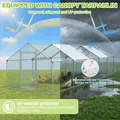 Enclos poulailler acier galvanisé 3 à 12 m résistant aux intempéries – 5