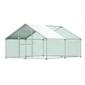 Enclos poulailler acier galvanisé 3 à 12 m résistant aux intempéries – Couleur 3x4x2m